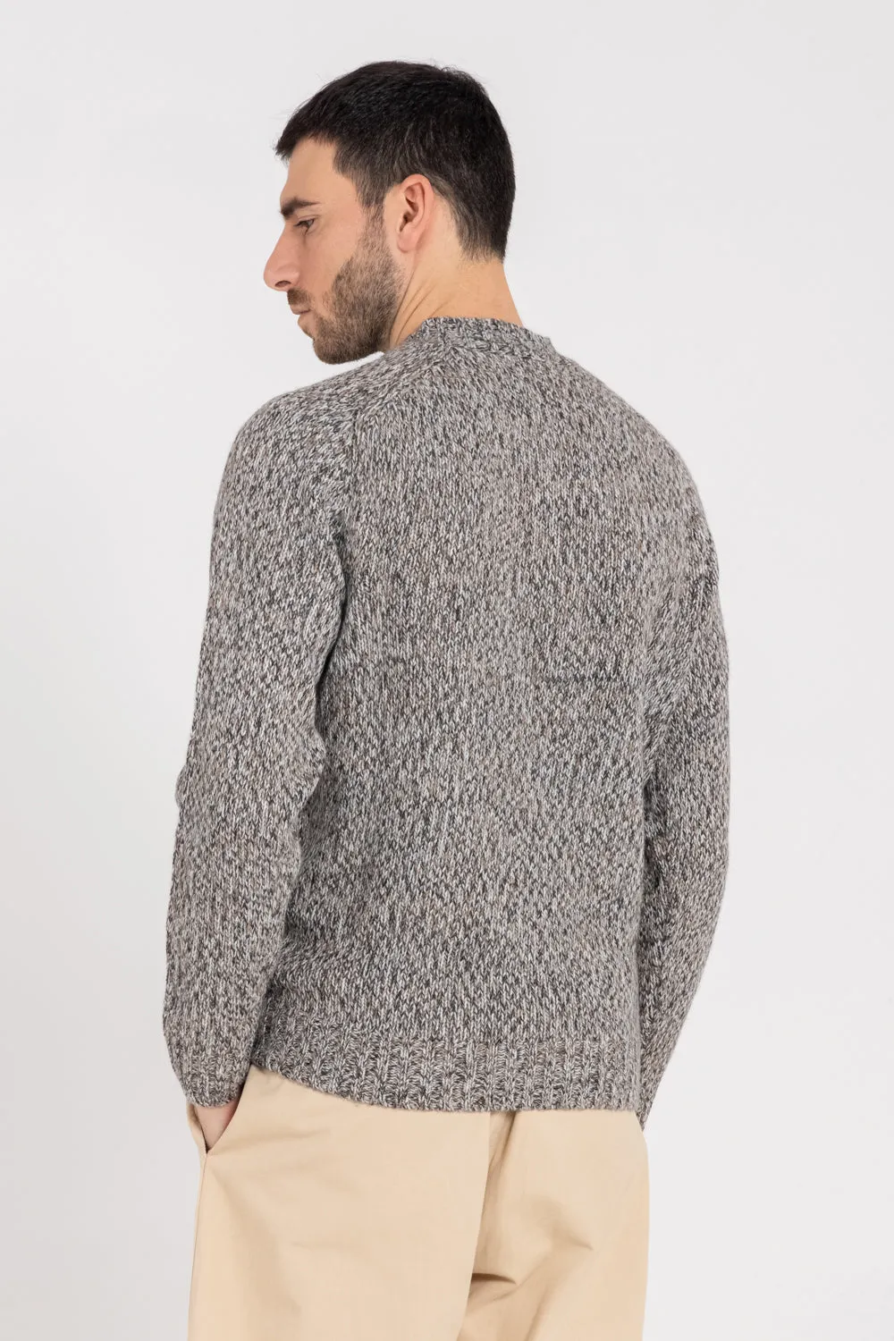 MOULINE CREWNECK SWEATER