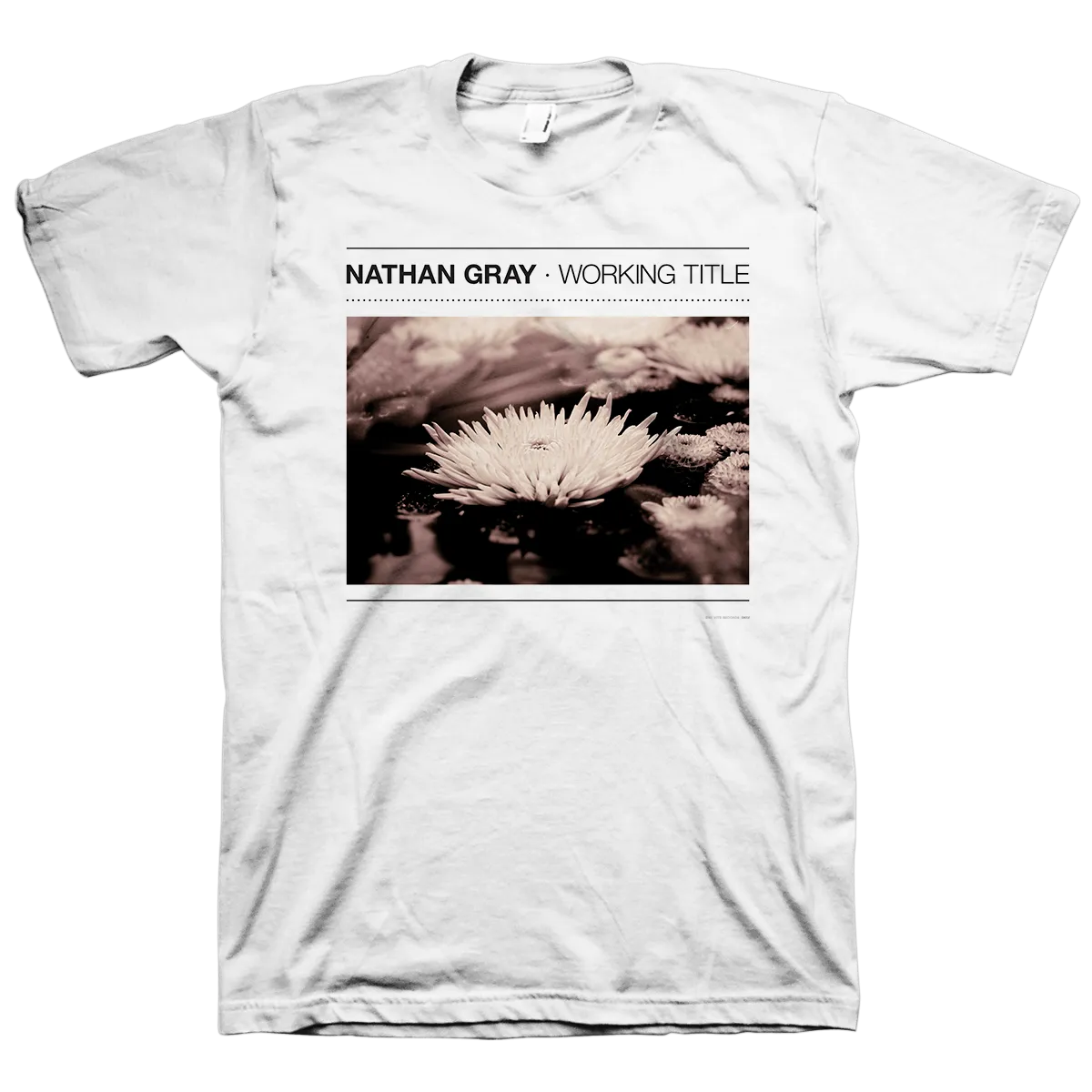 Nathan Gray "Working Title" White T-Shirt