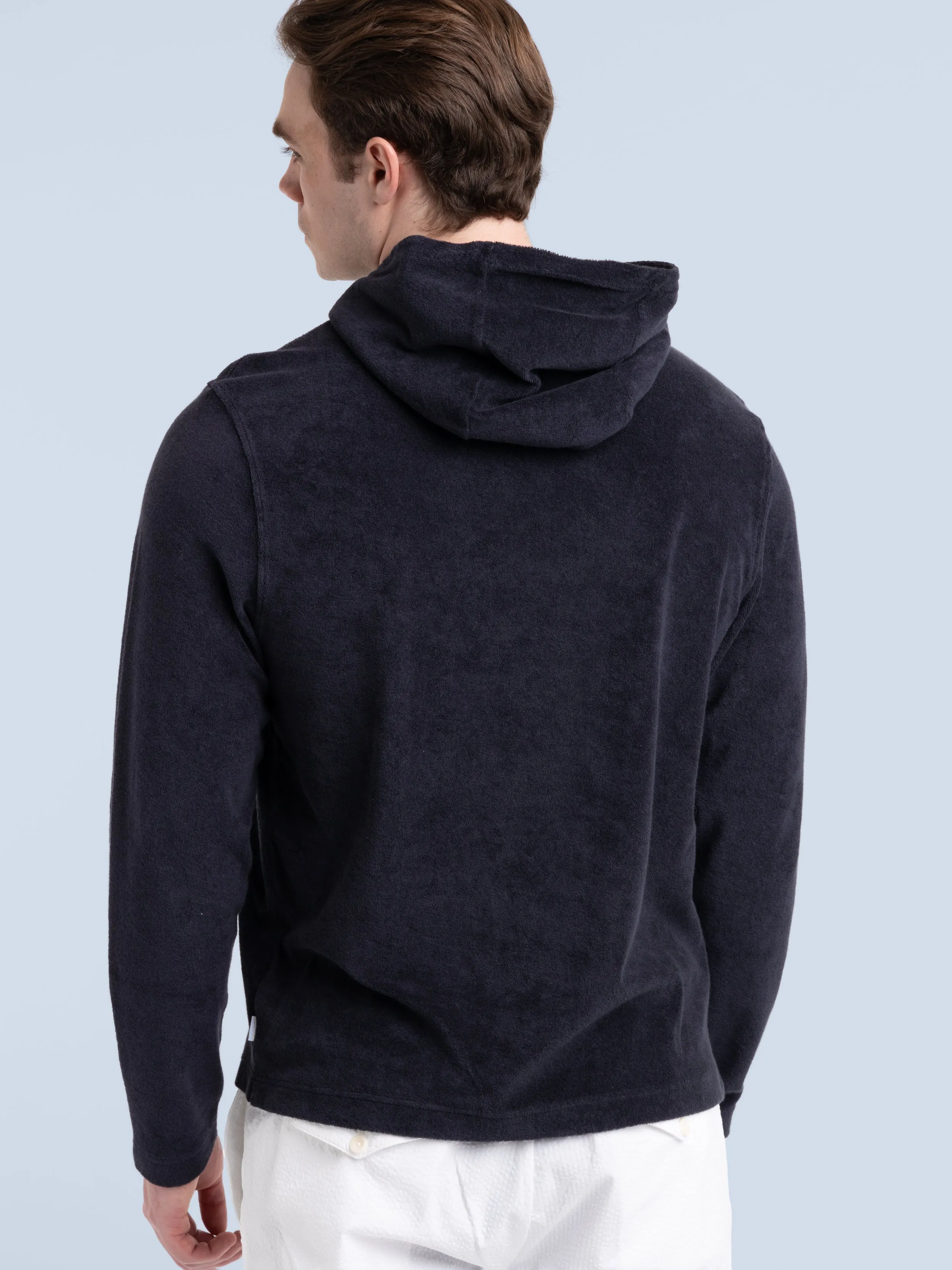 Navy Terry Hoodie