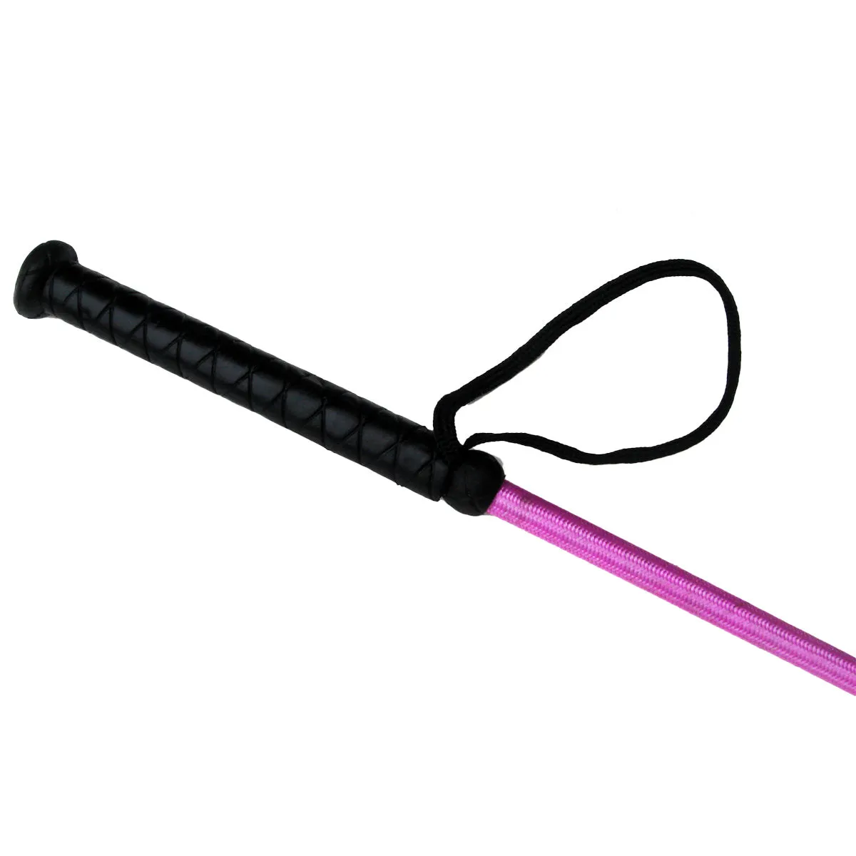 New Genuine Baby Pink Leather Riding Crop