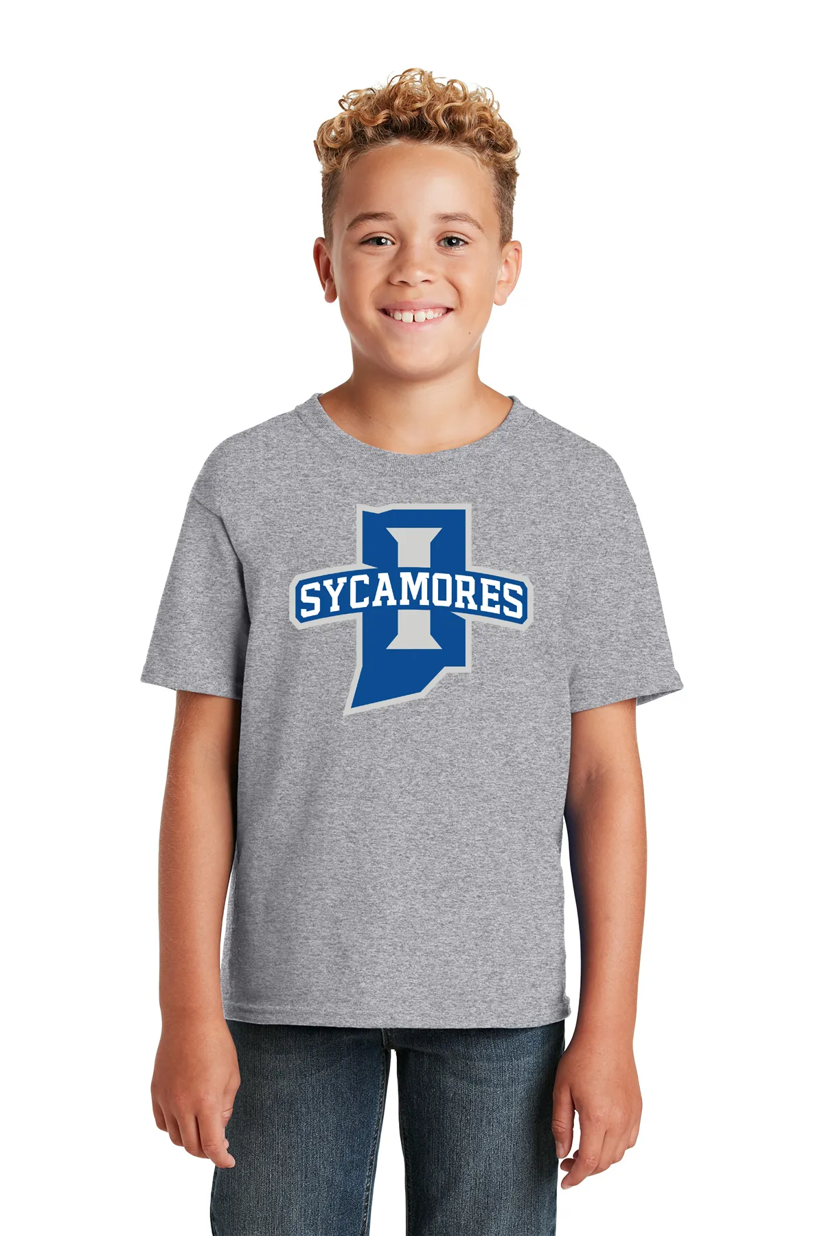 New Sycamores JERZEES® - Youth Dri-Power® Active 50/50 Cotton/Poly T-Shirt