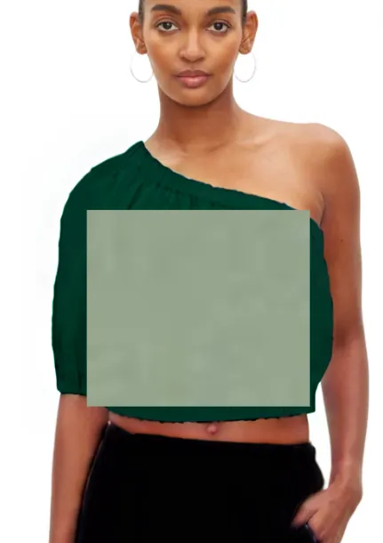 One shoulder crop top