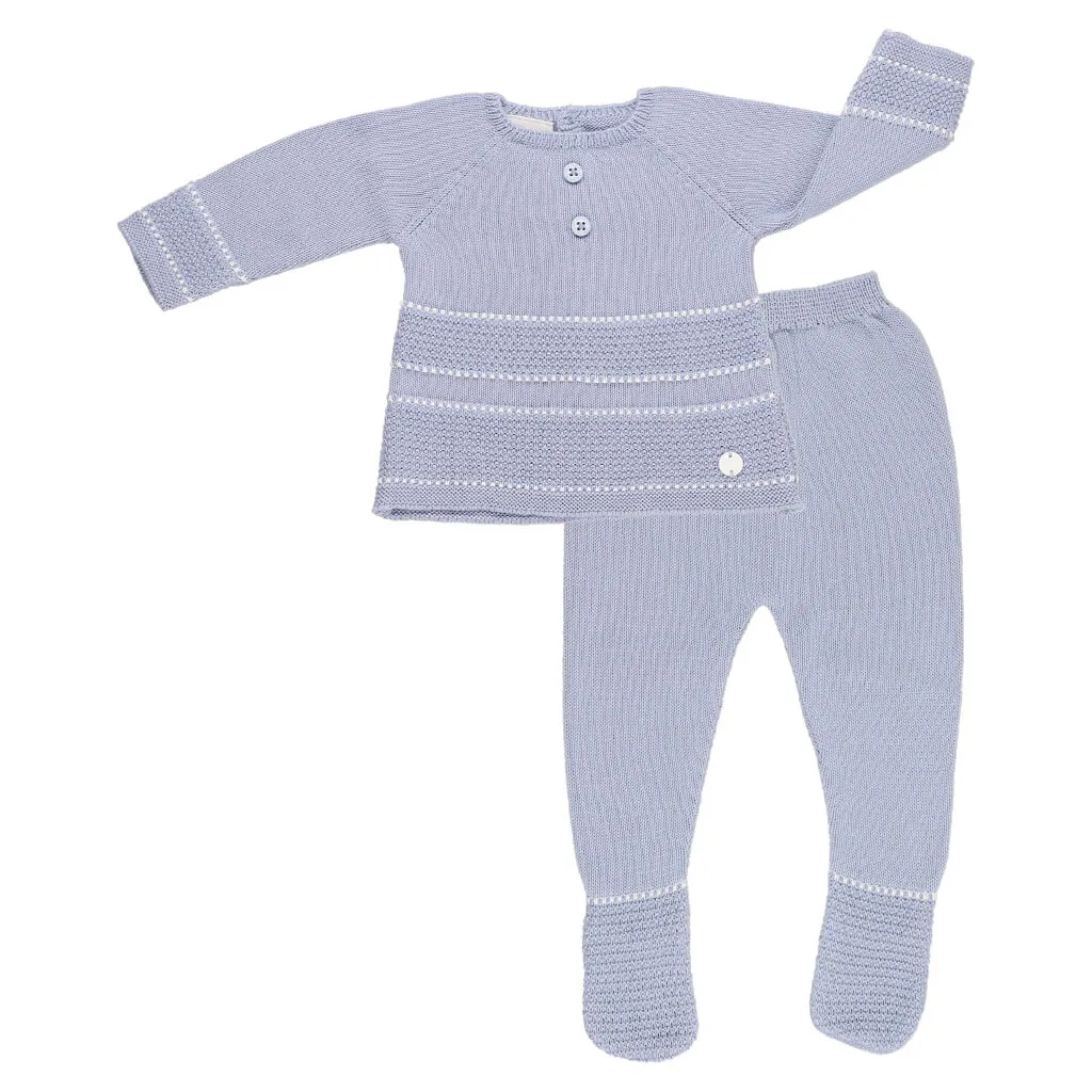 Paz Rodriguez Knit Pant Set Cuco