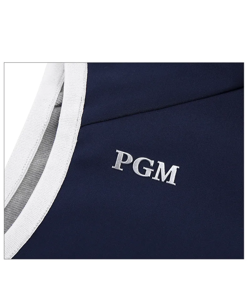 PGM YF509 kids jacket de golf zipper vest padded oem logo golf vest