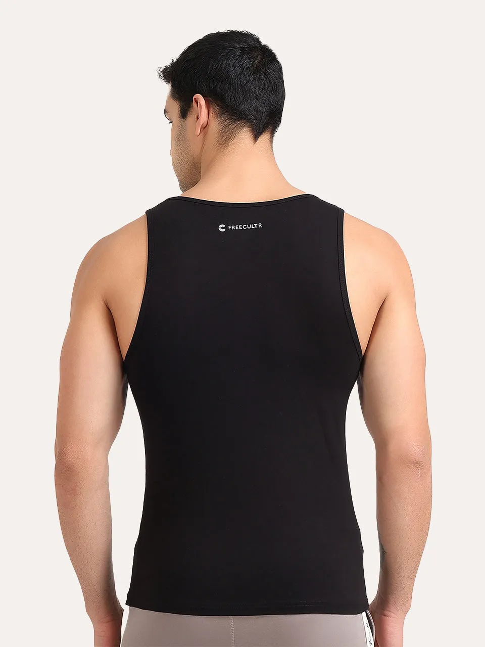 Regular Fit Organic Cotton Comfort Vest for Men-Pack of 1