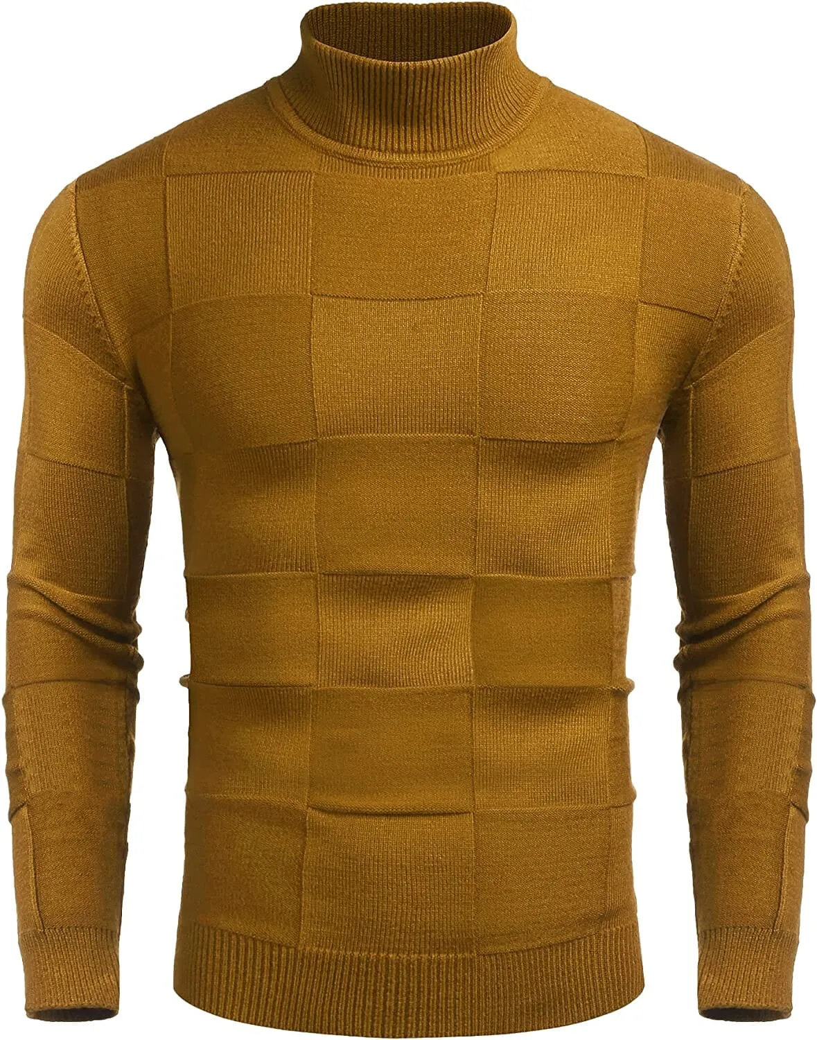 Ribbed Knit Pullover Sweater Turtneck Sweaters (US Only)