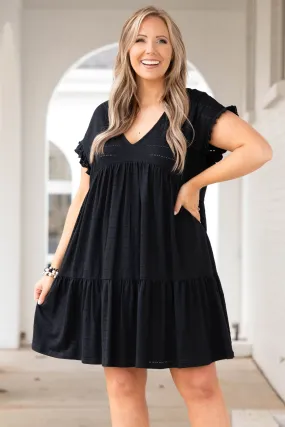 Roam With Me Dress, Black