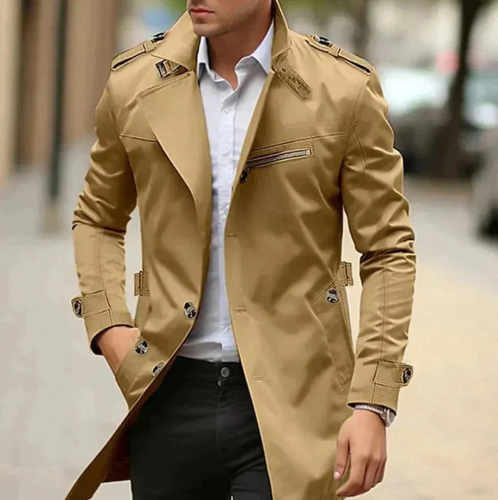 Roberto | Stylish Trench Coat for Men