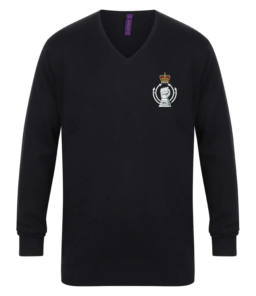 Royal Armoured Corps Lightweight V Neck Sweater