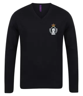 Royal Armoured Corps Lightweight V Neck Sweater