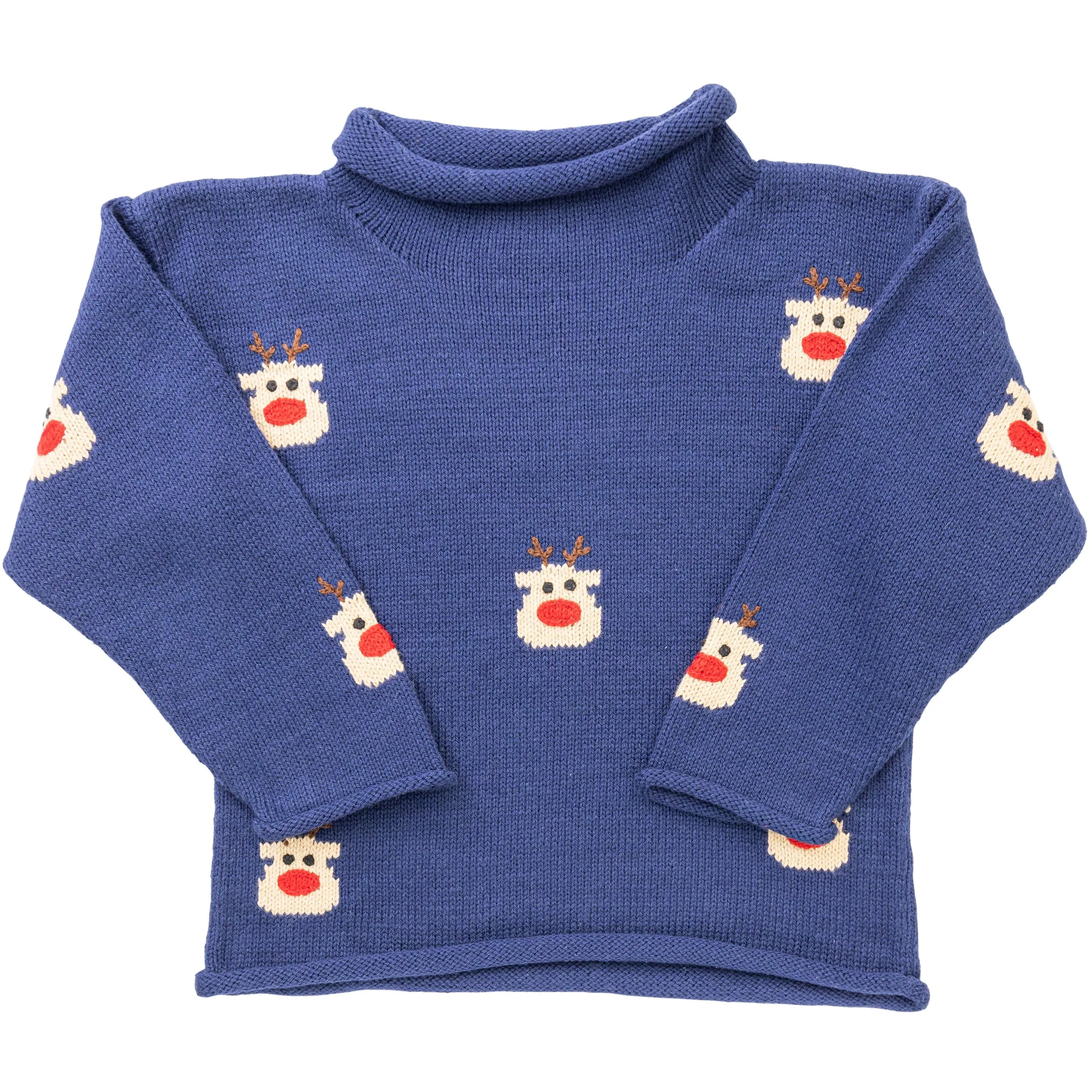 Rudolph Sweater -Navy