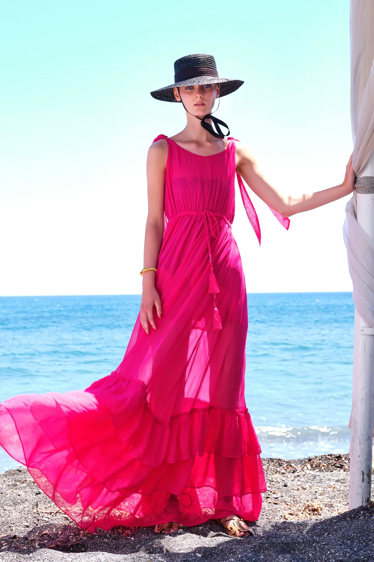 Ruffle Maxi Dress for Women