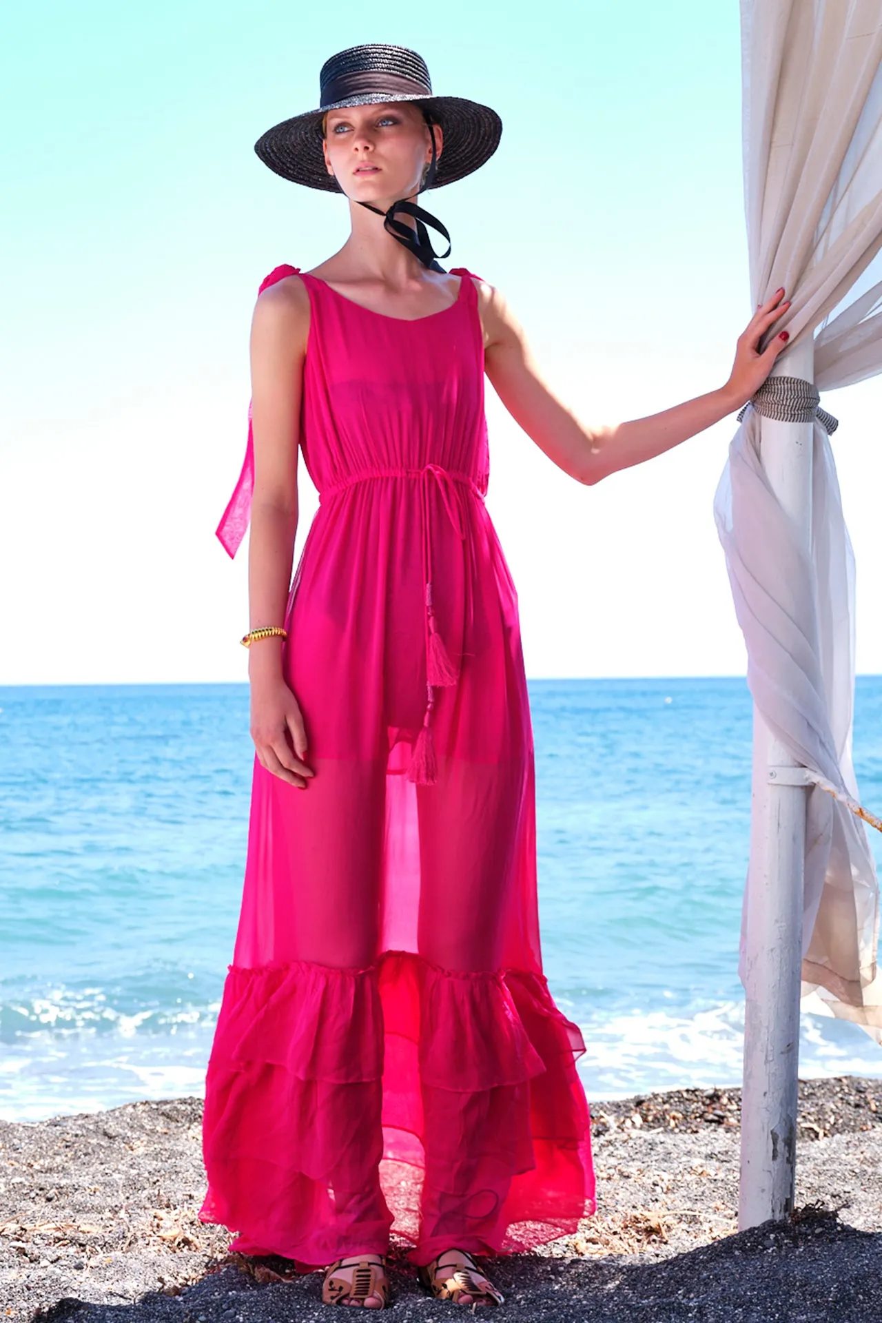 Ruffle Maxi Dress for Women