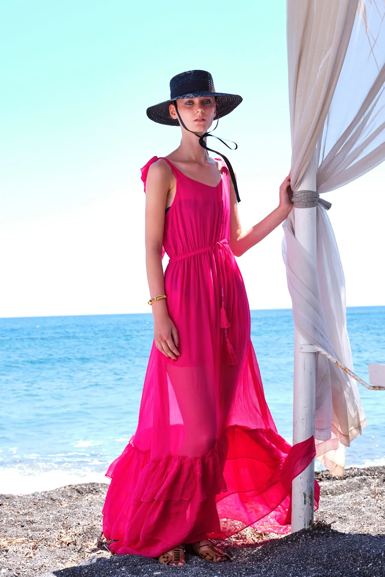 Ruffle Maxi Dress for Women