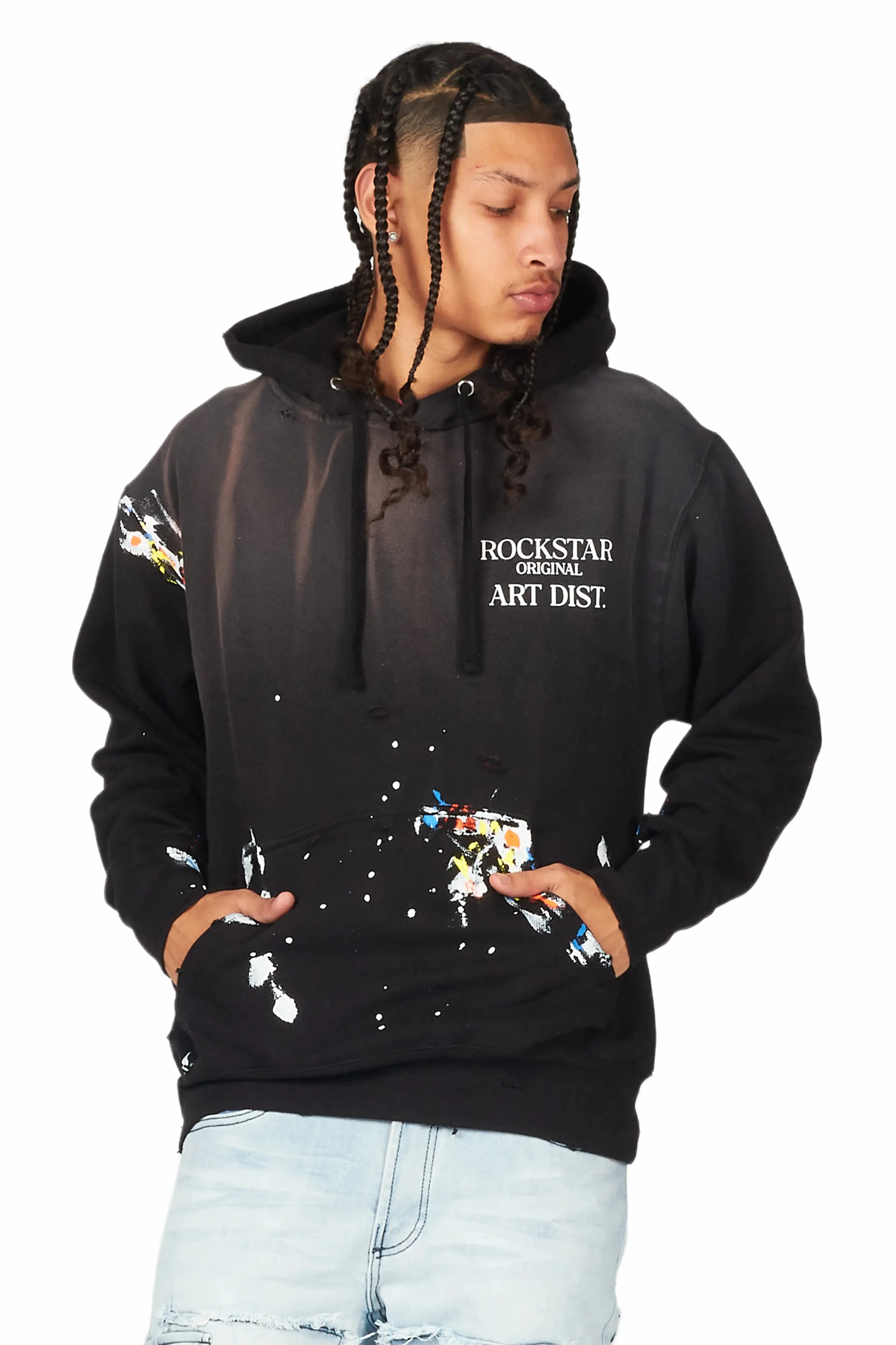 Ryker Black Graphic Hoodie