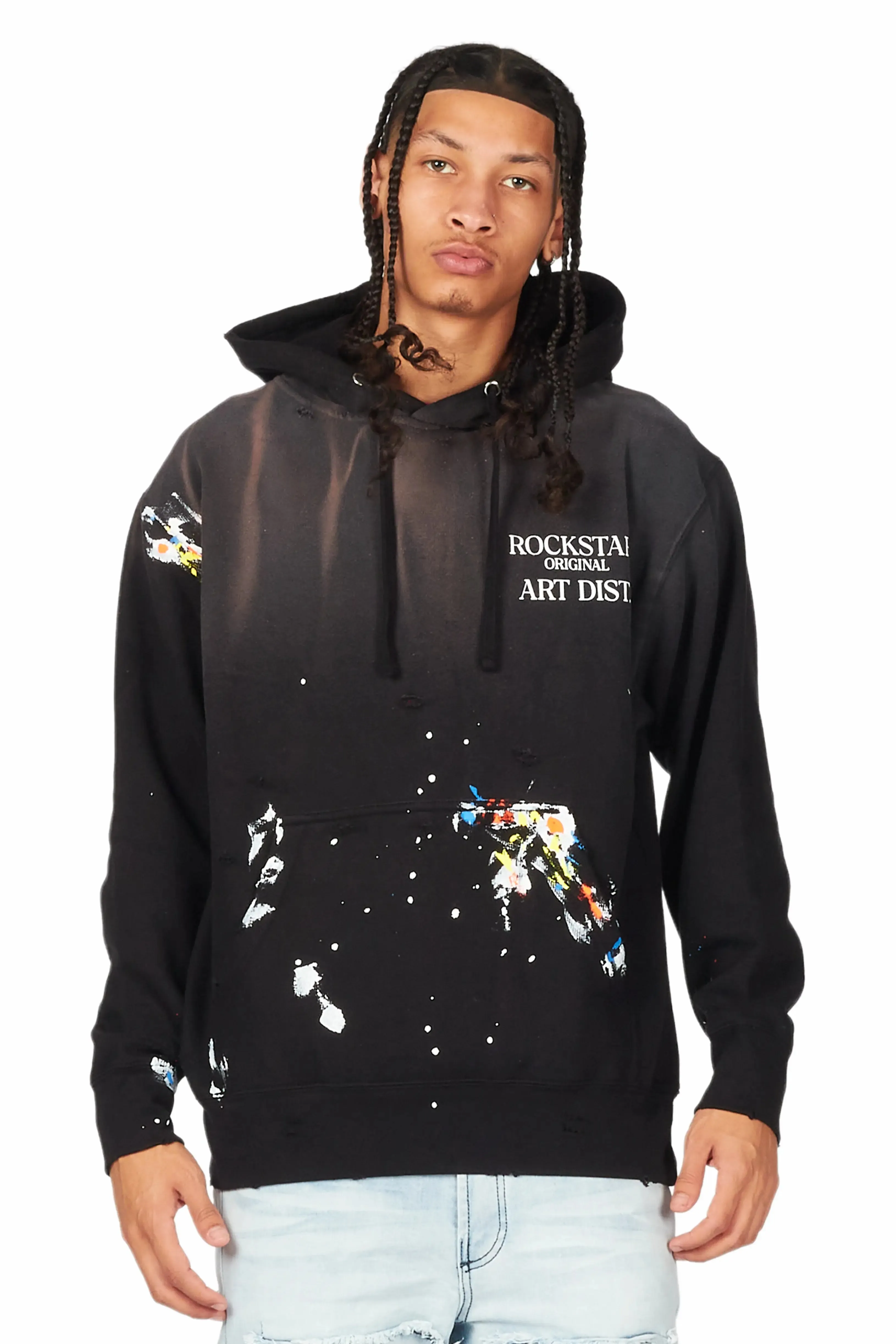 Ryker Black Graphic Hoodie