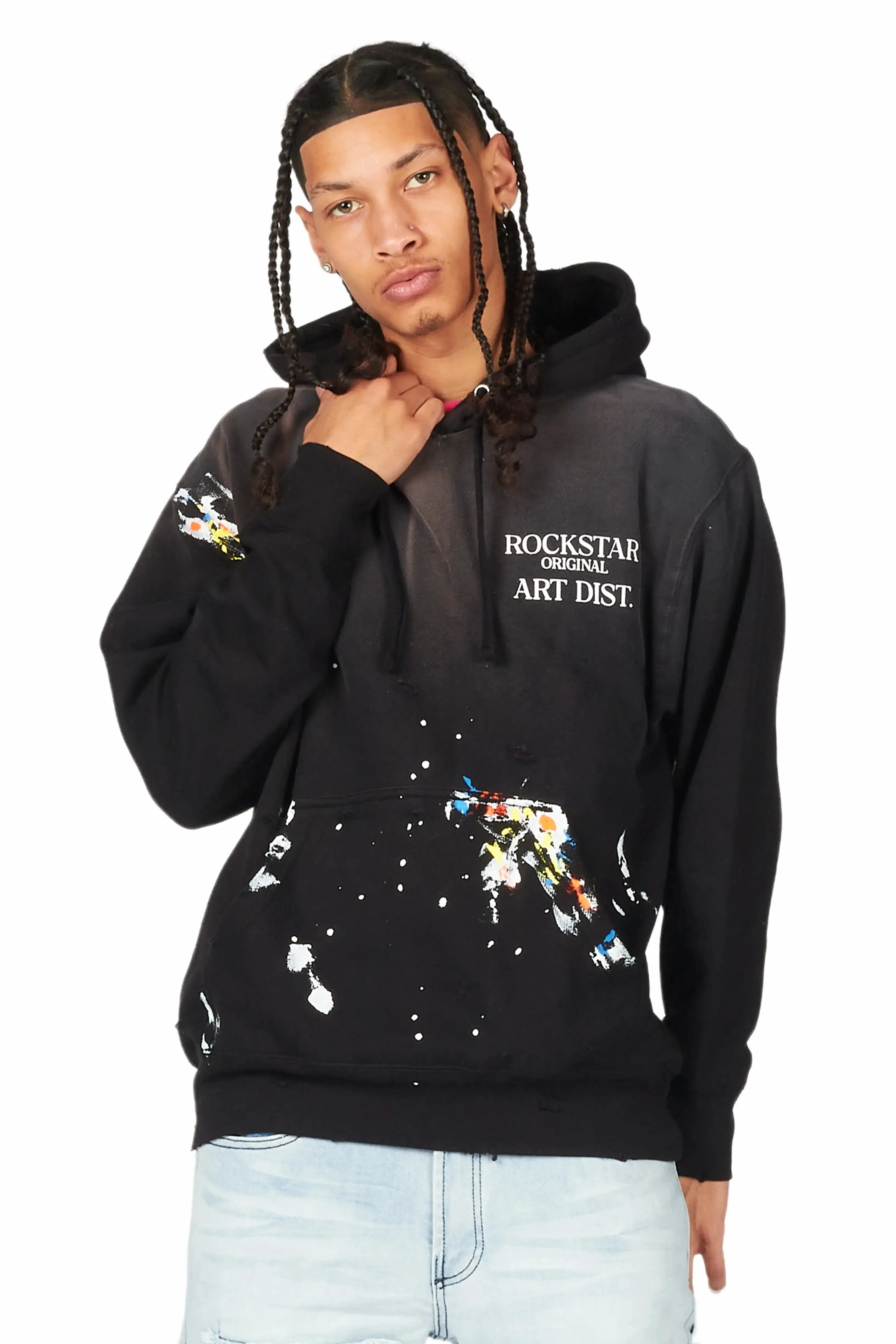 Ryker Black Graphic Hoodie