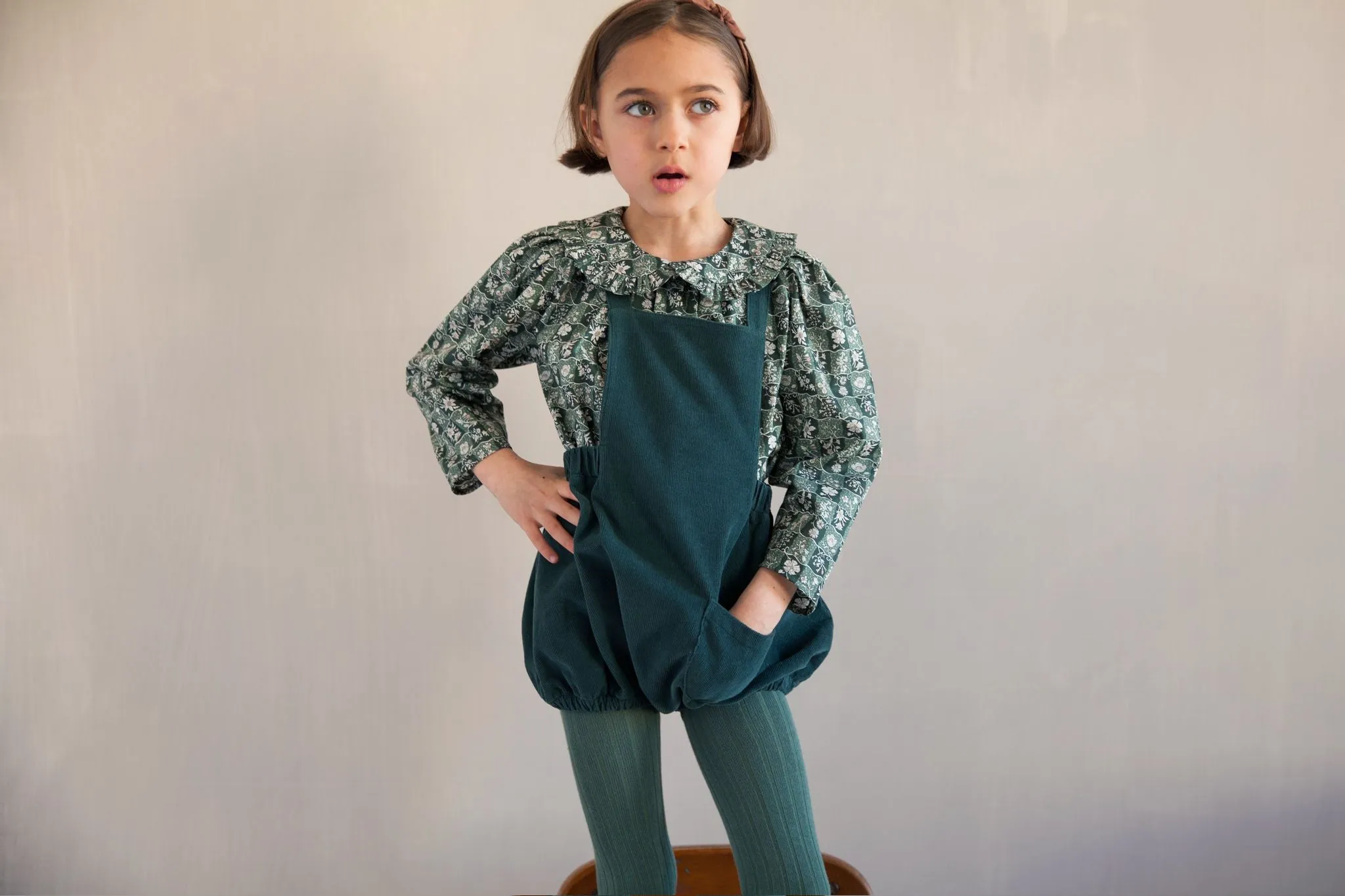 Soor Ploom Oona Romper - Evergreen