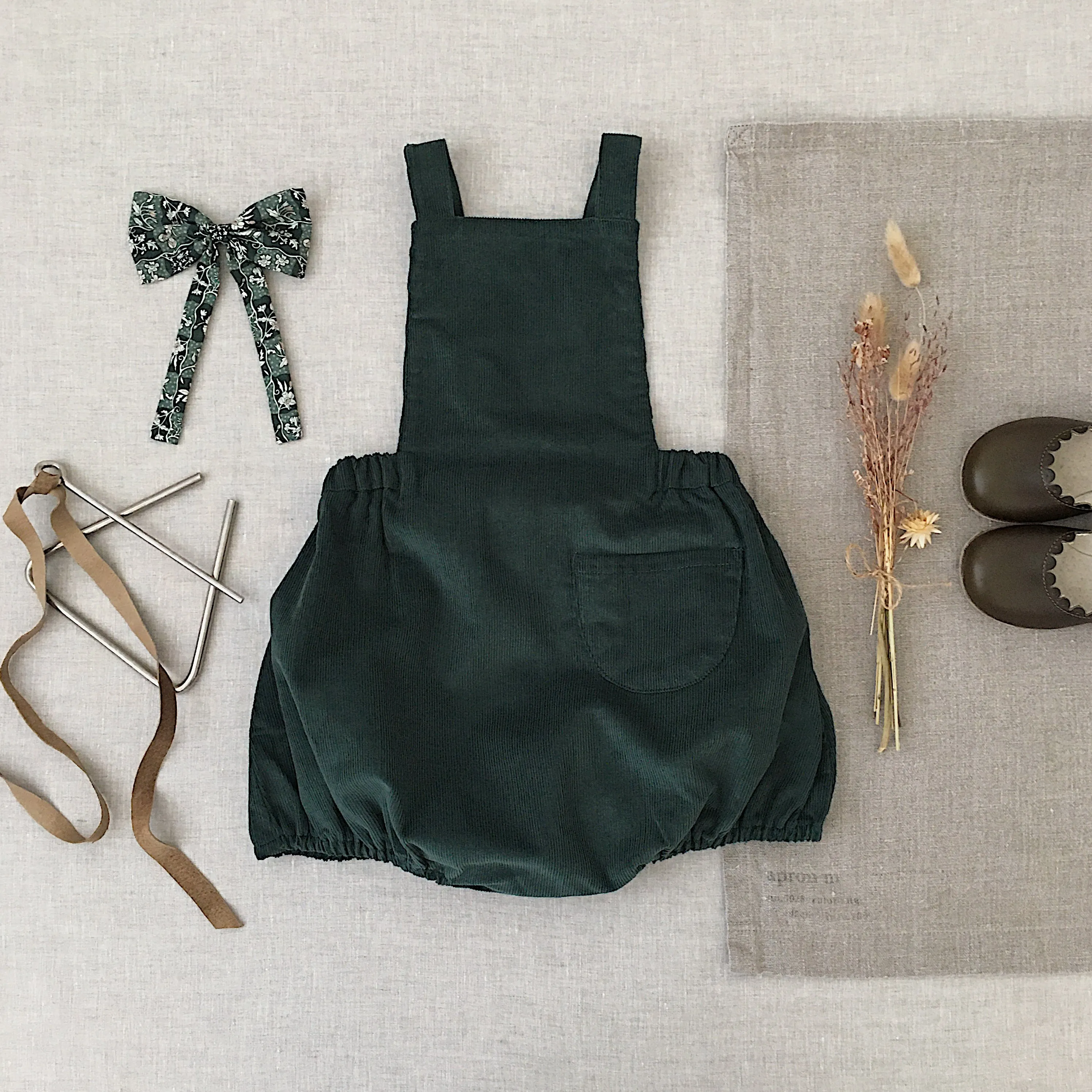 Soor Ploom Oona Romper - Evergreen