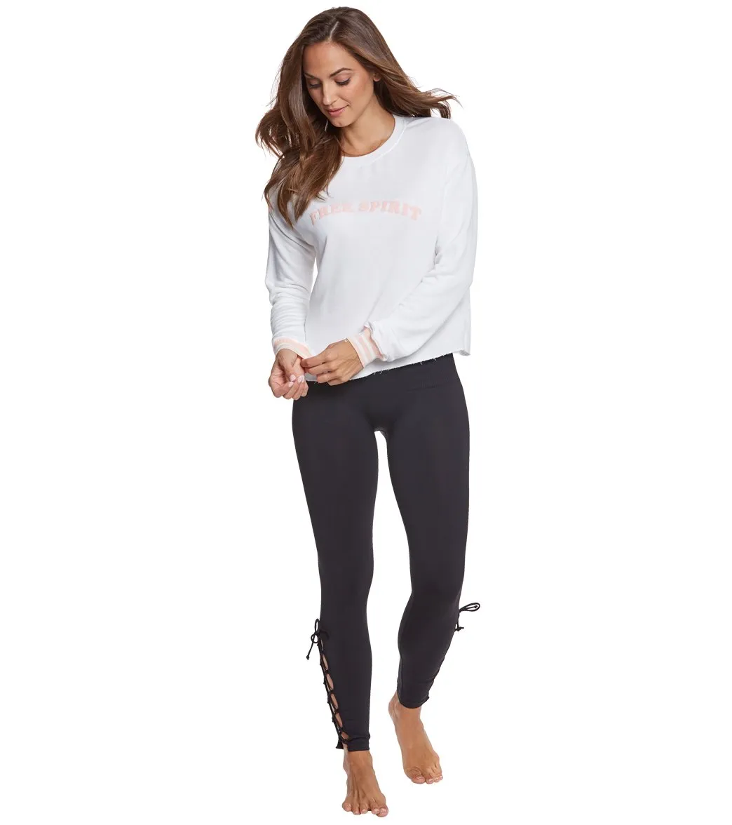 Spiritual Gangster Free Spirit Yoga Crop Pullover