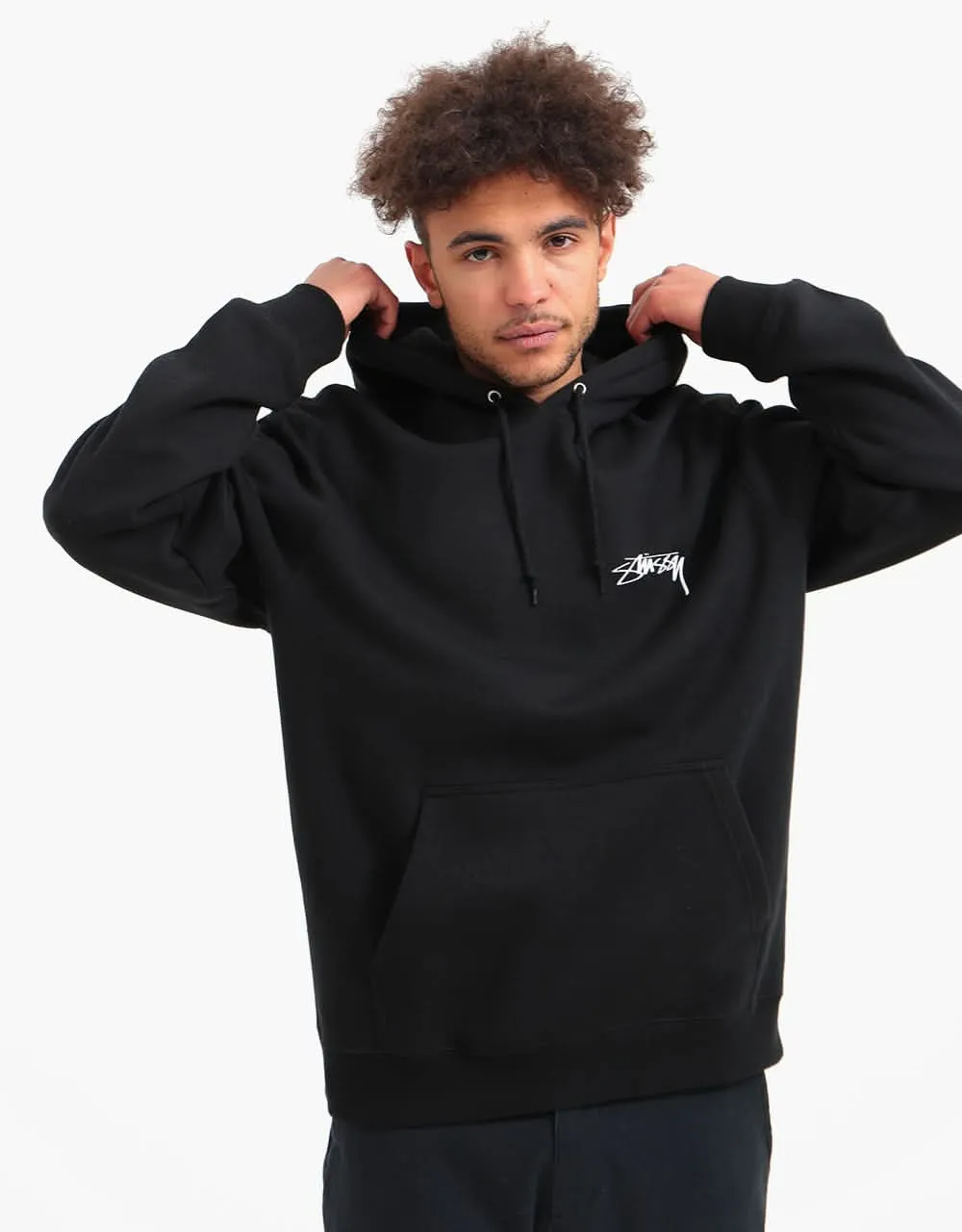 Stüssy ITP Roses Pullover Hoodie - Black