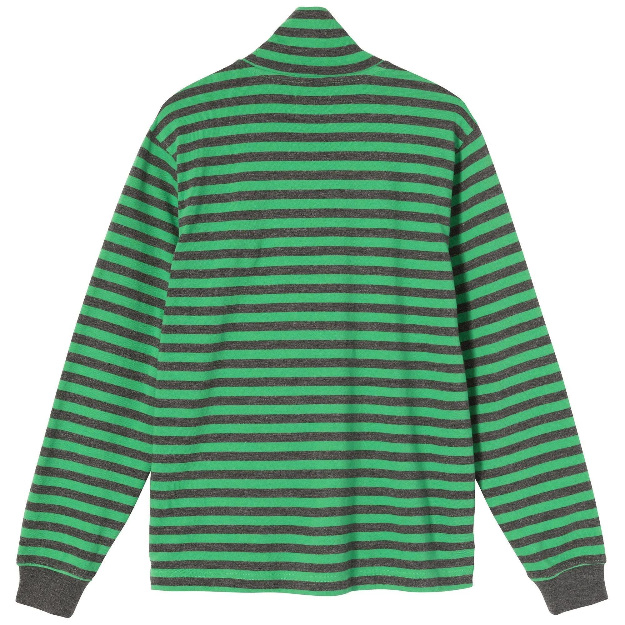 STUSSY CLASSIC STRIPE LS TURTLENECK TEE 1140229 GREEN