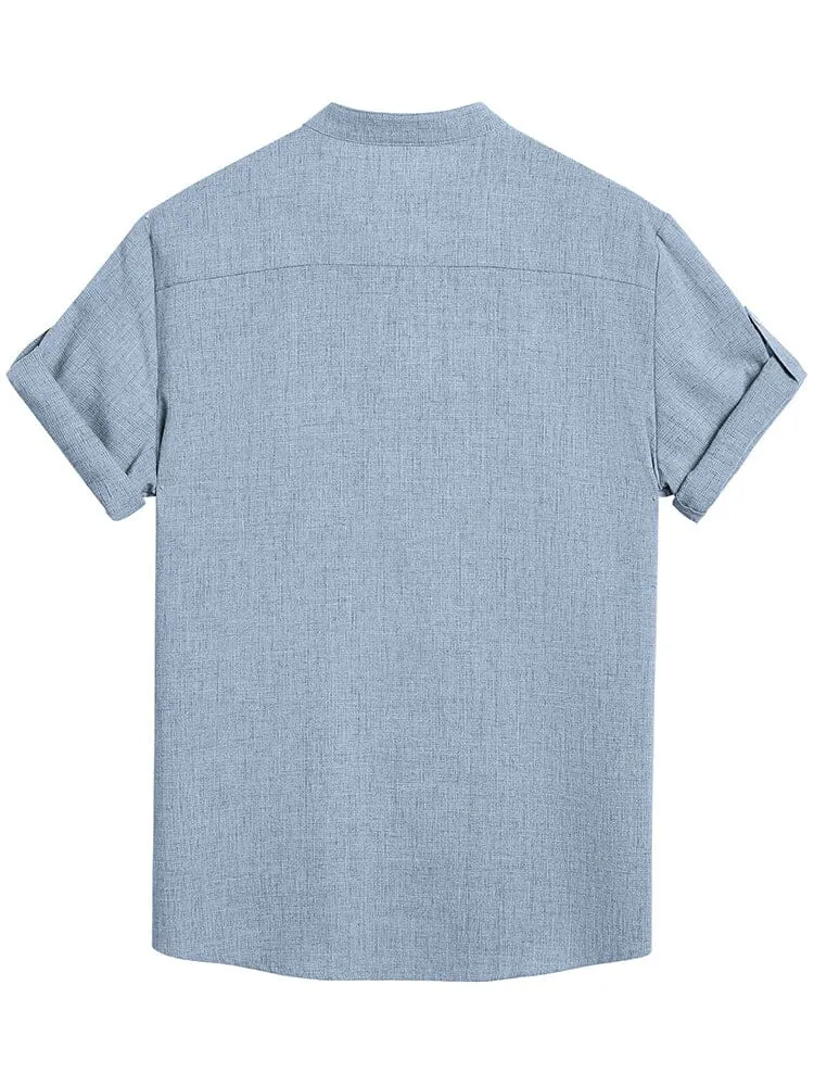 Summer Essential Linen Henley Shirt (US Only)