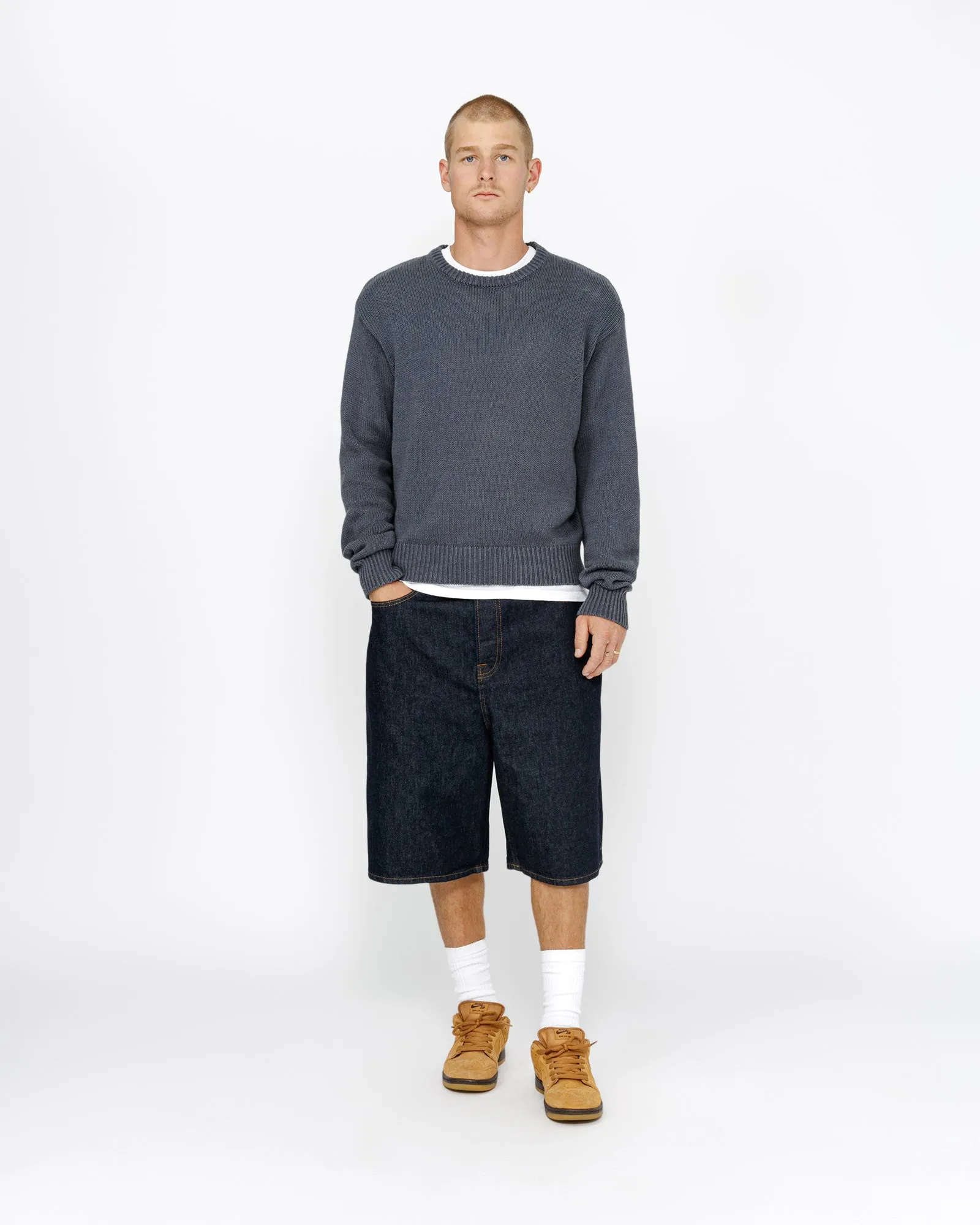 SURFMAN ICON COTTON LINEN CREW