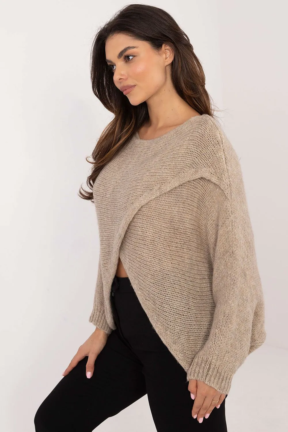 TEEK - Front Crossover Sweater