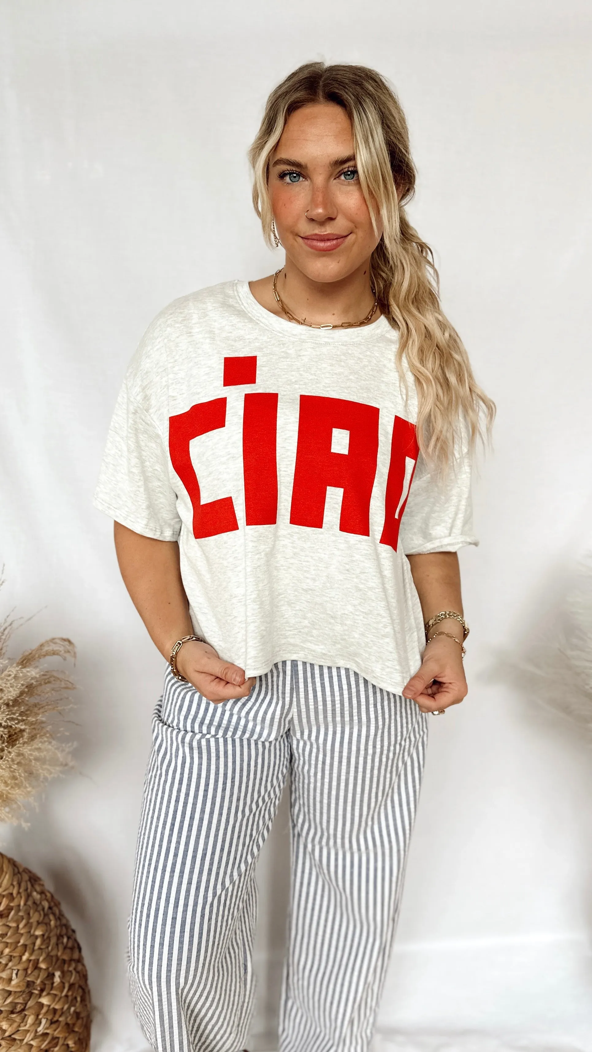 The Ciao Cropped Tee