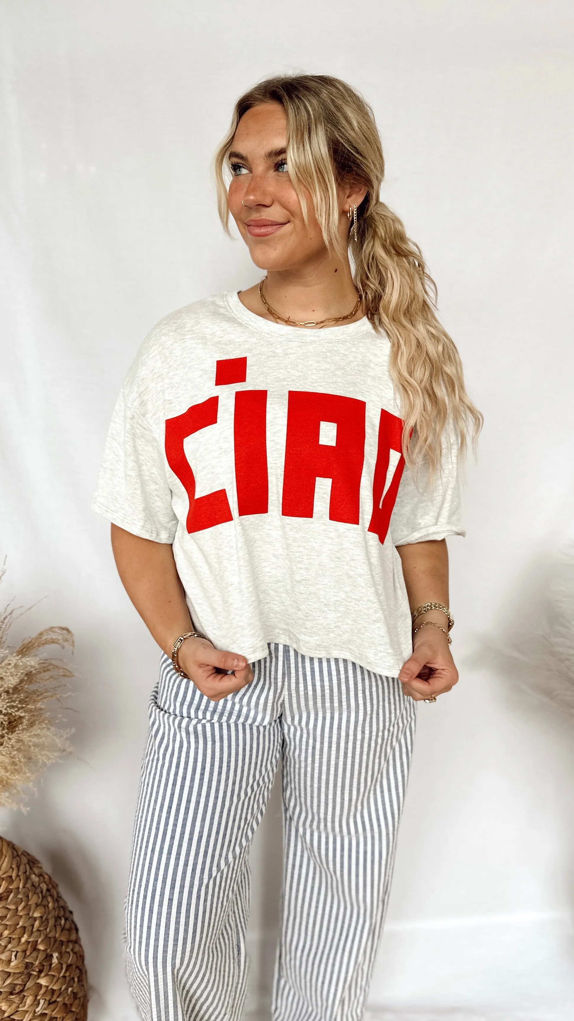 The Ciao Cropped Tee