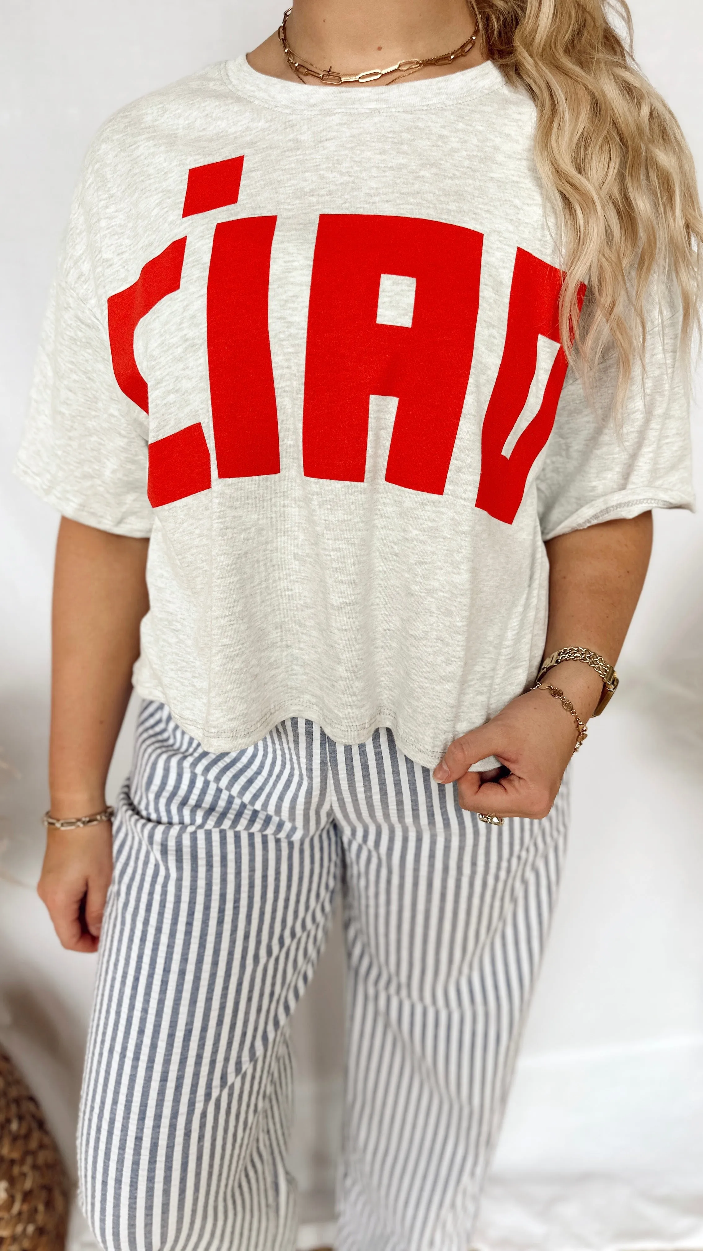 The Ciao Cropped Tee