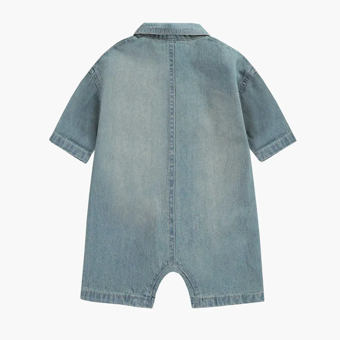 The Morty One Piece Denim Romper - BABY