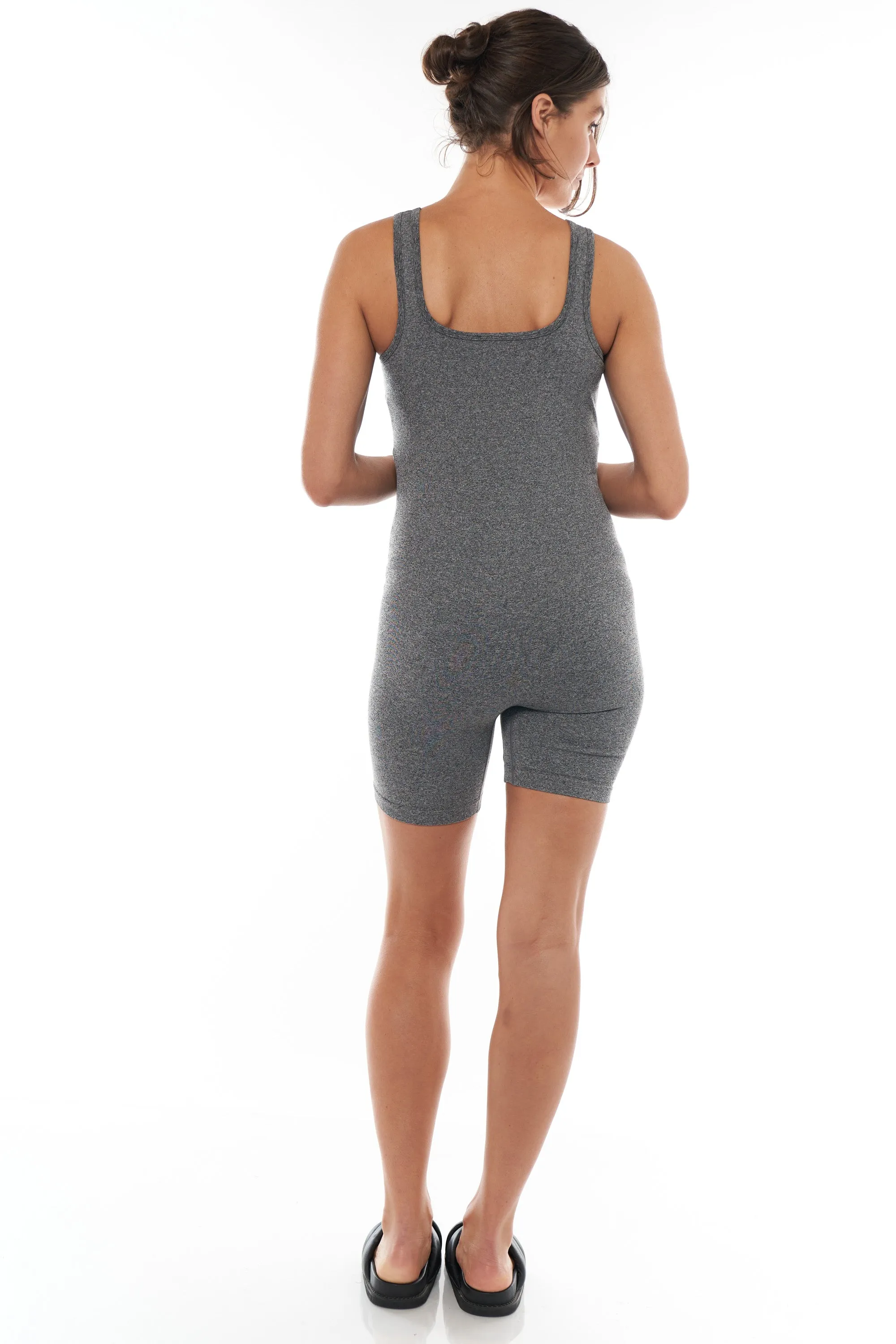 The Movement Romper - Charcoal