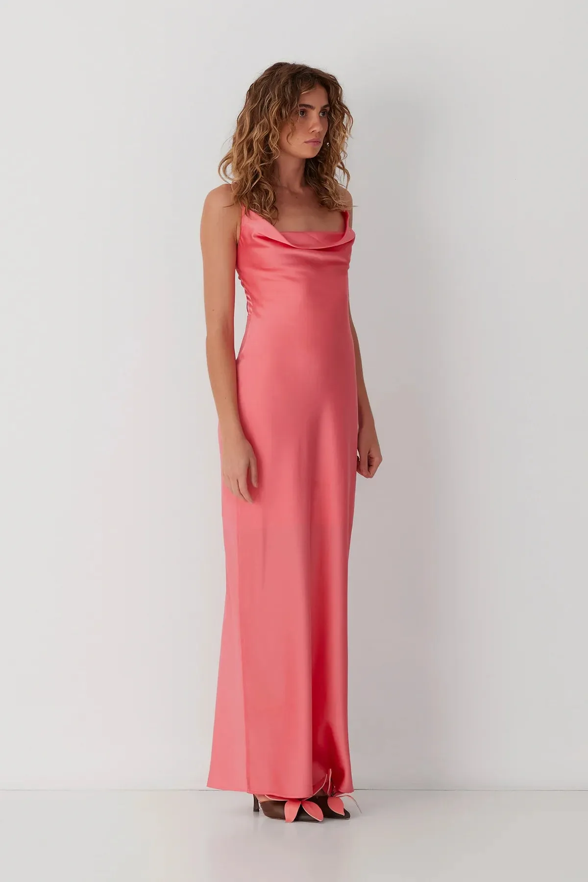 The Wolf Gang Las Lolas Maxi Dress - Coral