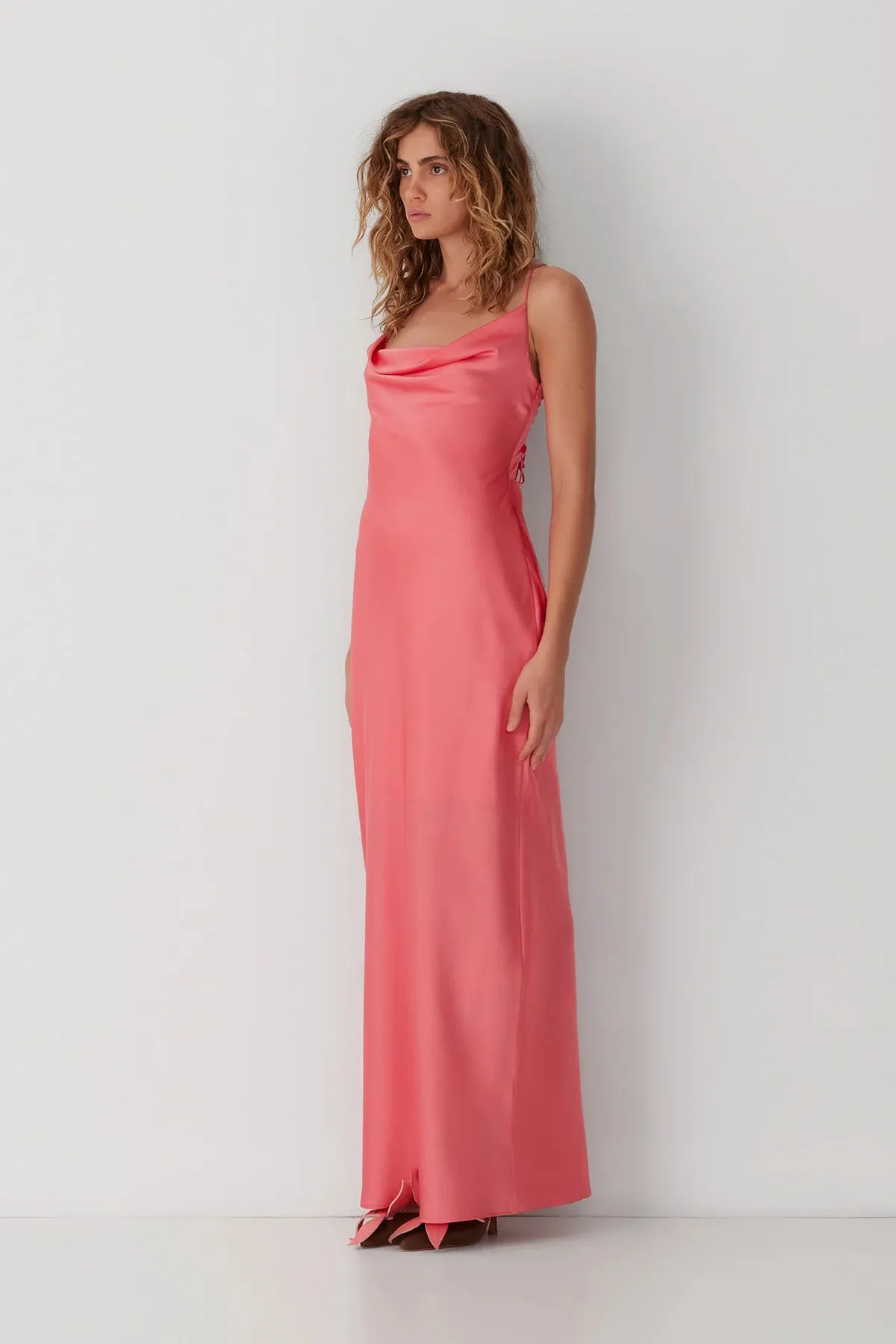 The Wolf Gang Las Lolas Maxi Dress - Coral