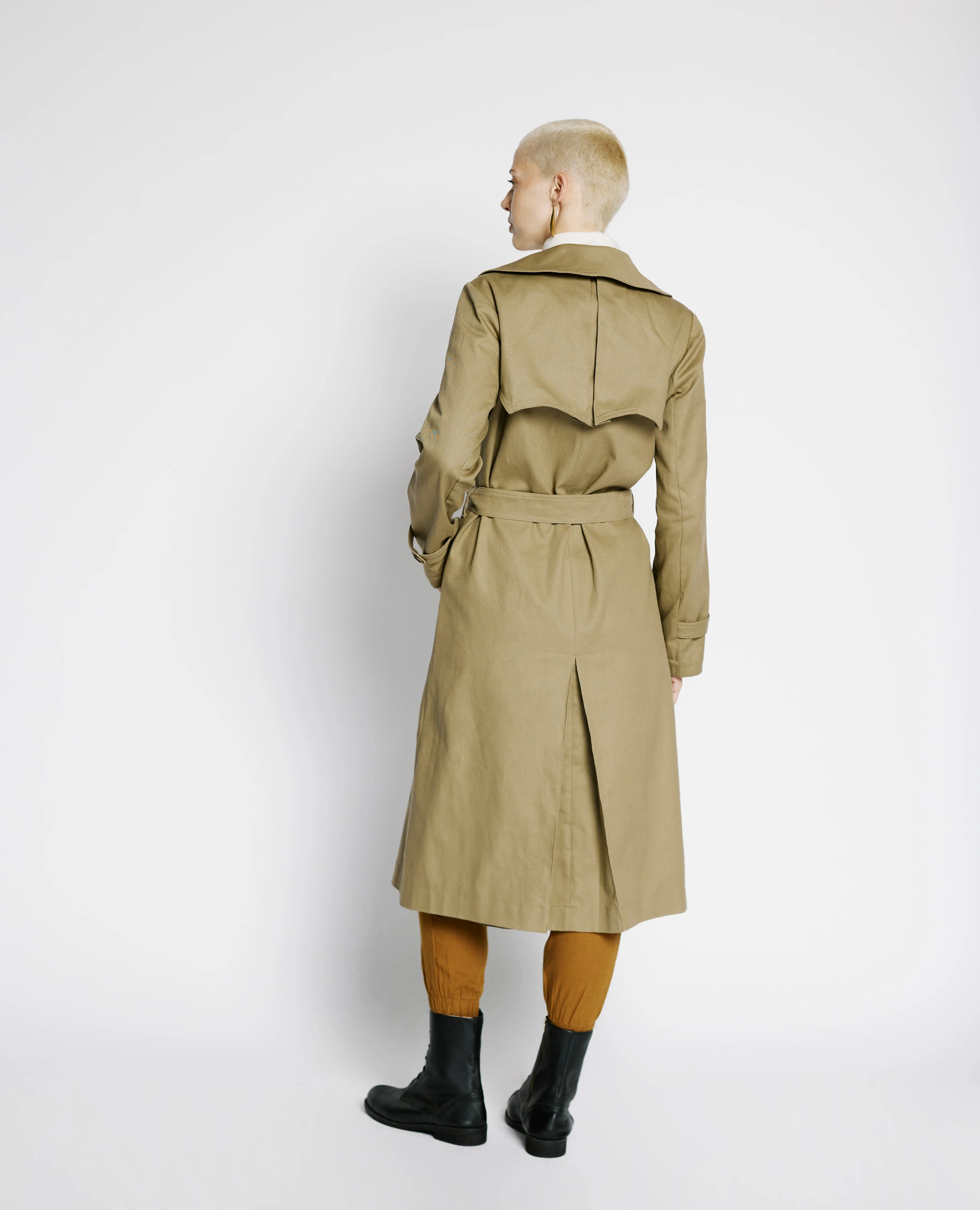 Trench | Cotton Twill Trench Coat