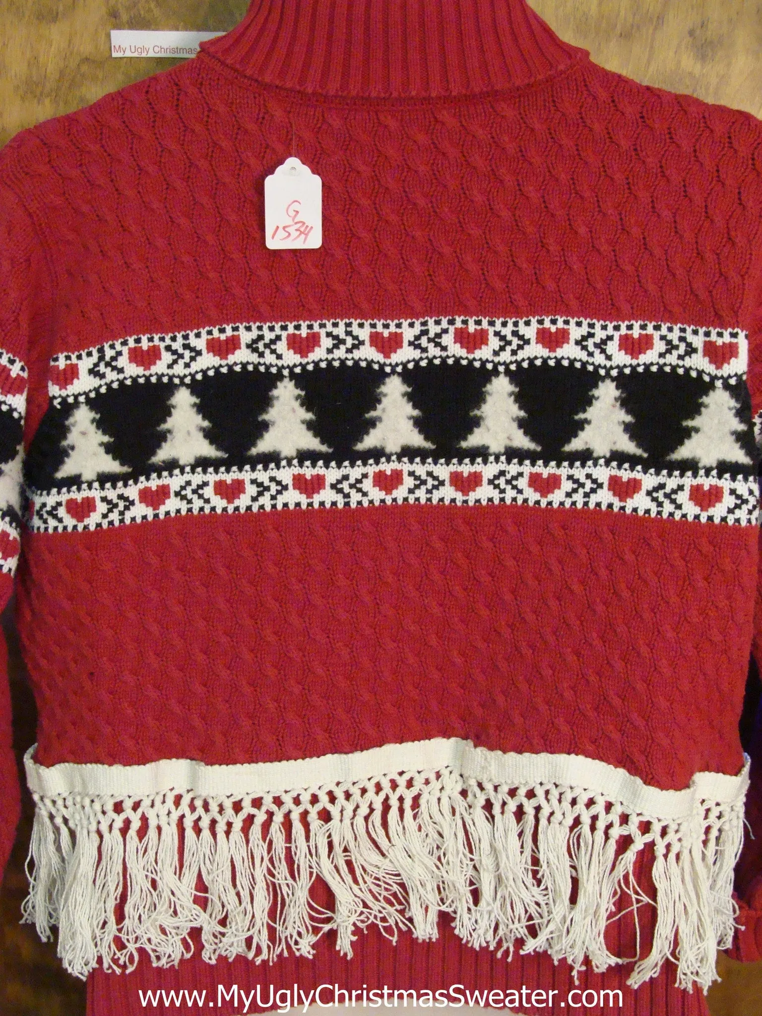 Vintage Nordic Mess Light Up Ugly Xmas Sweater