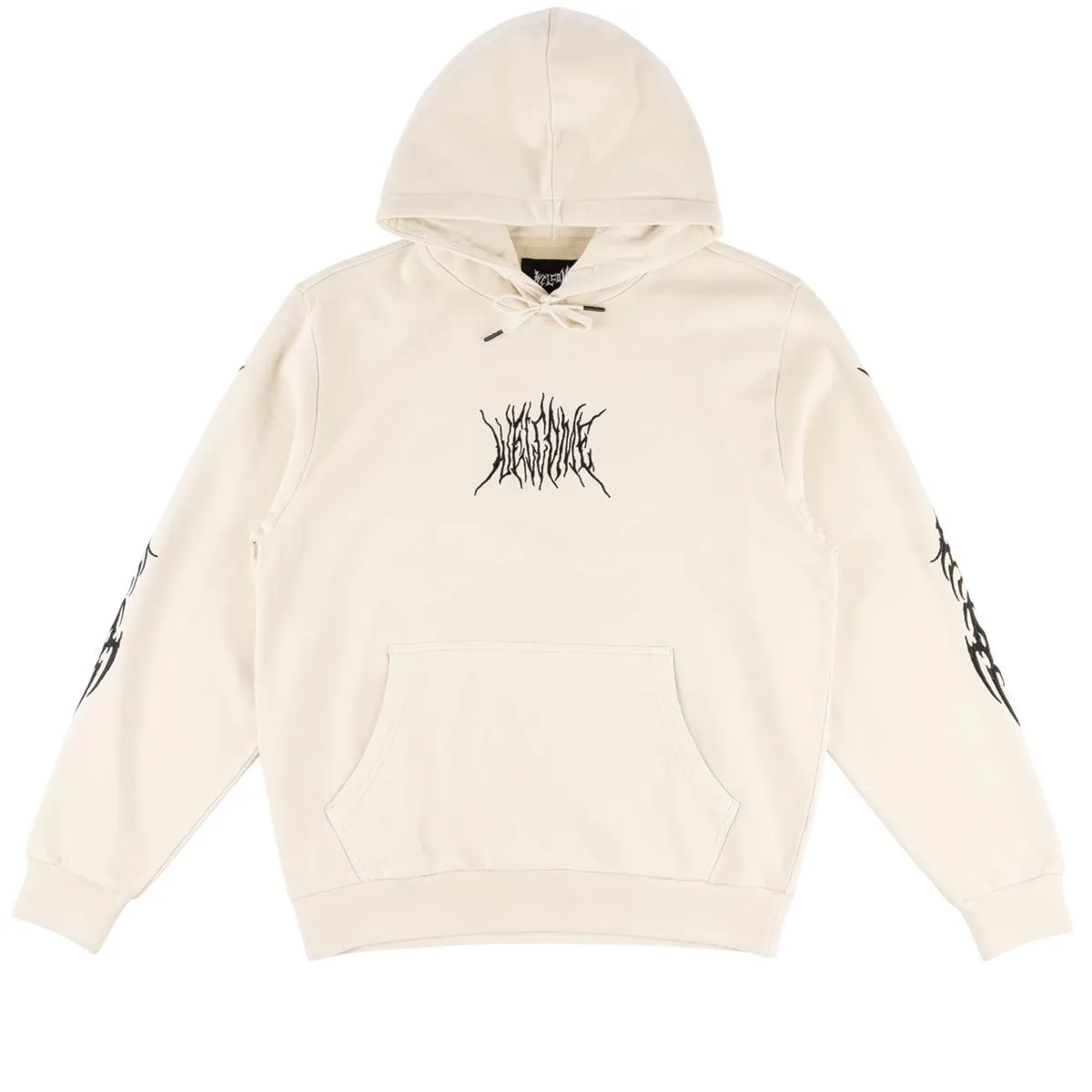 Welcome Tribe Embd Pigment Dyed Hoodie - Bone