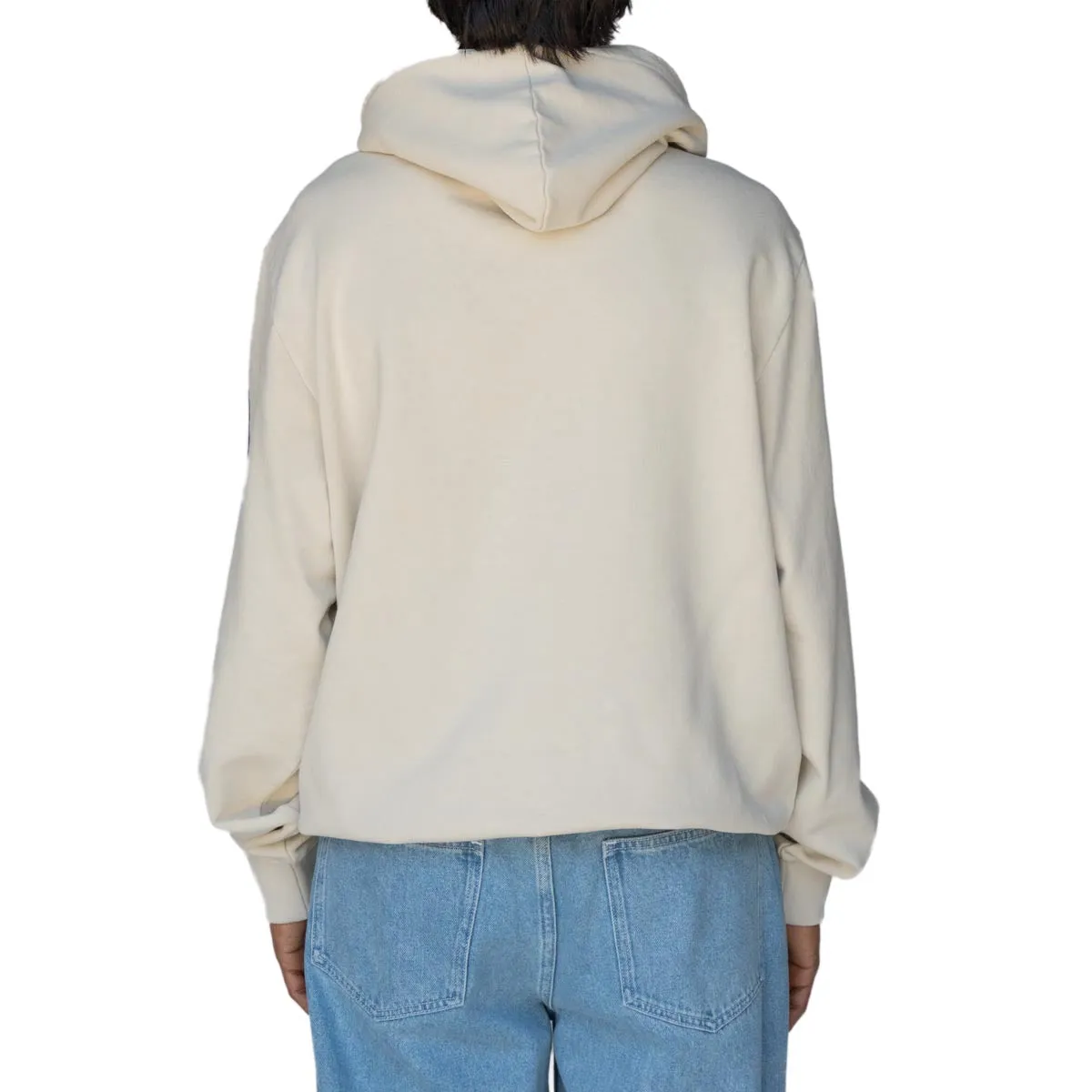 Welcome Tribe Embd Pigment Dyed Hoodie - Bone