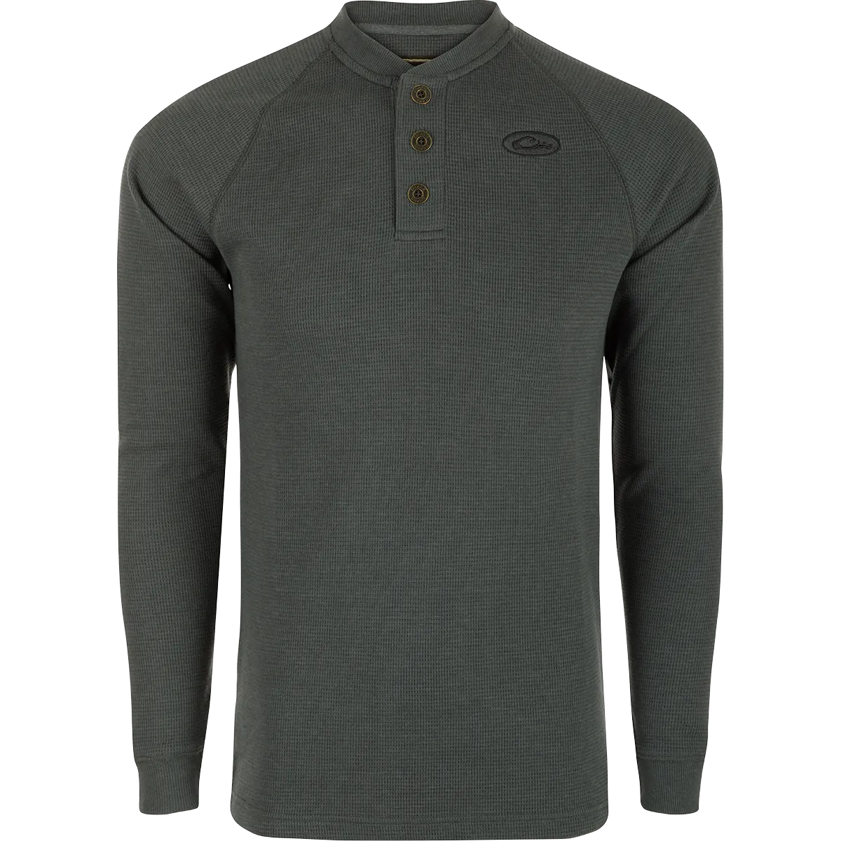 Weston Lakes Waffle Long Sleeve Henley