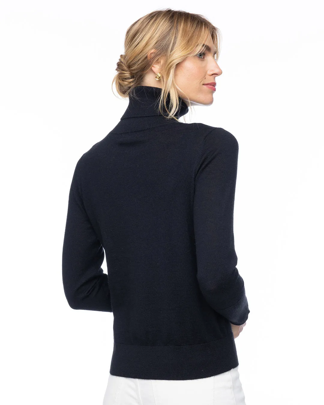 Worsted Cashmere Turtleneck