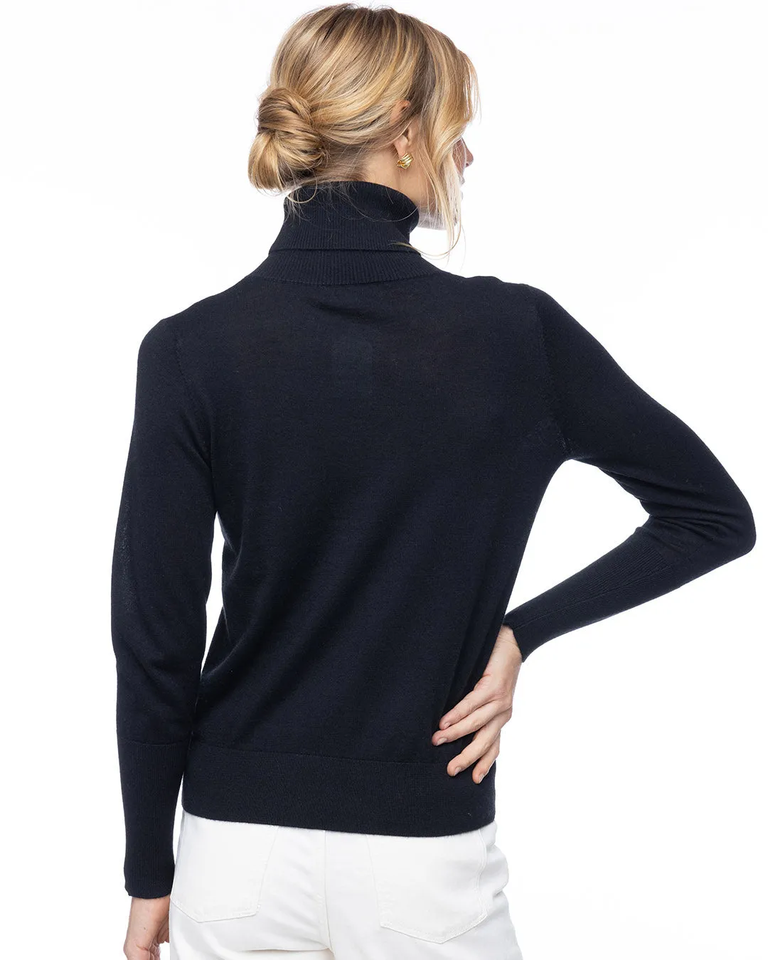 Worsted Cashmere Turtleneck