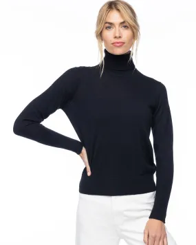 Worsted Cashmere Turtleneck