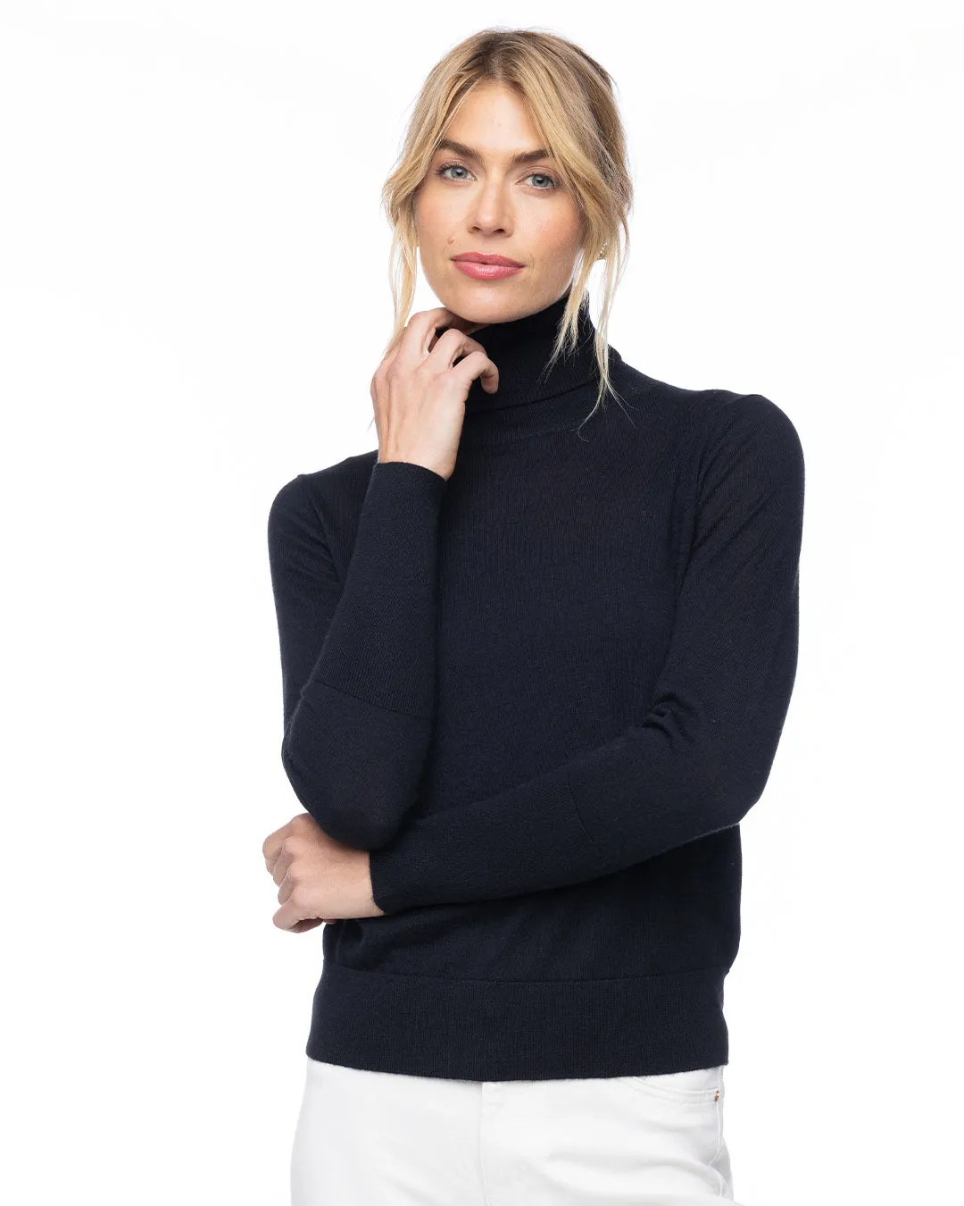 Worsted Cashmere Turtleneck