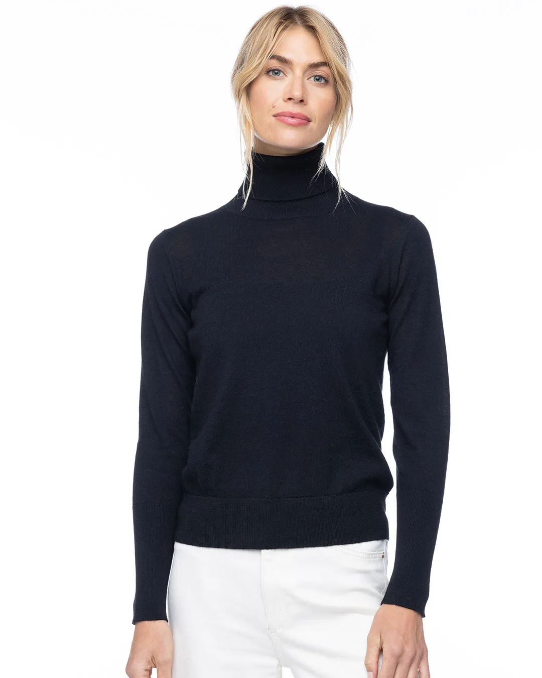 Worsted Cashmere Turtleneck